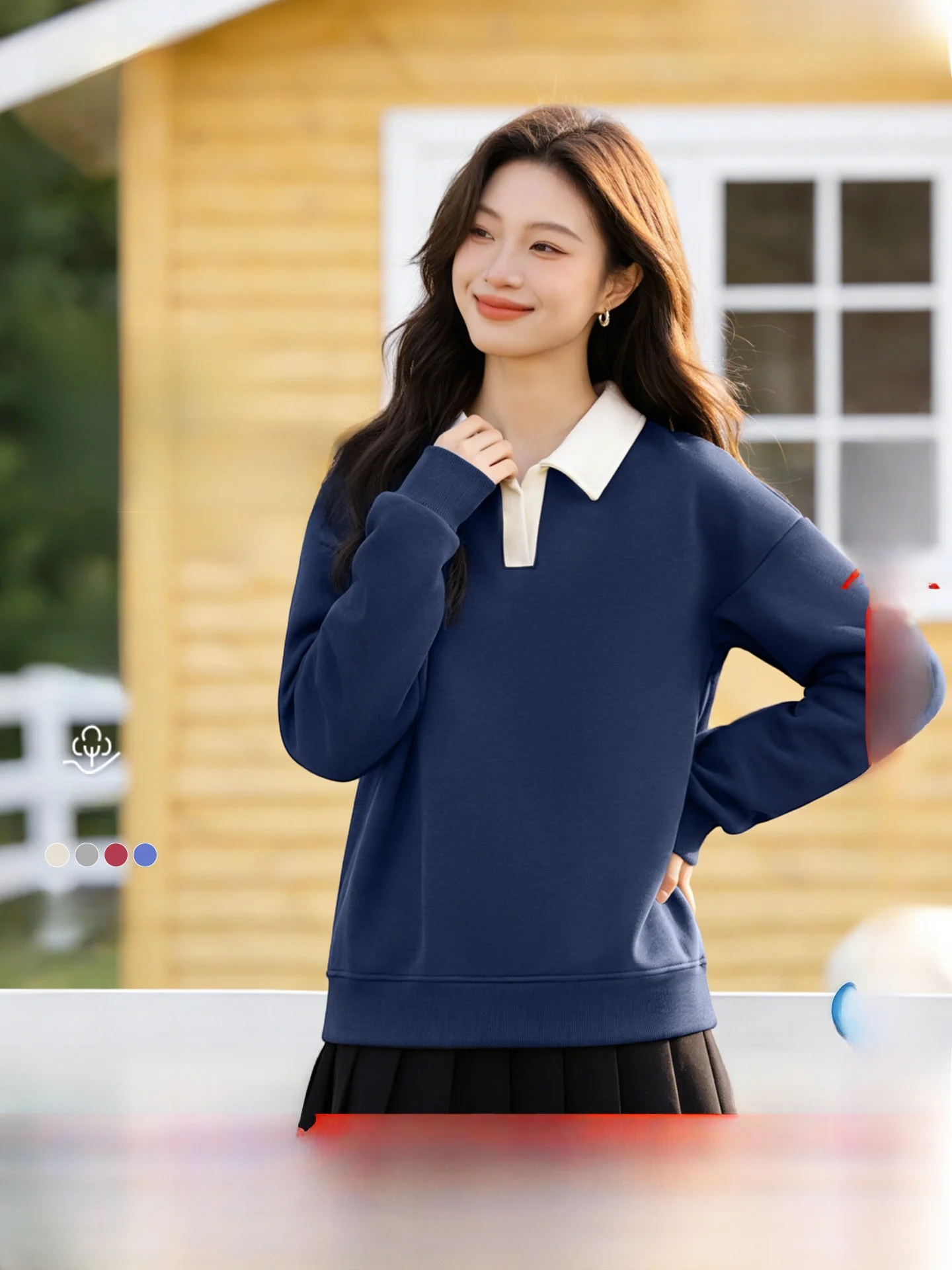 

Женская утепленная толстовка с V-образным вырезом на флисовой подкладке, верхняя одежда SNOW FLNG, повседневная, удобная, из смесового хлопка и полиэстера