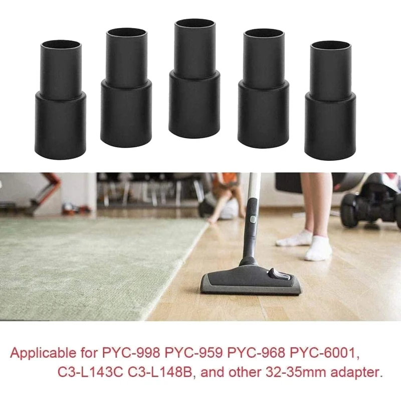 6 Stück Staubsauger Schlauch adapter Konverter Teile Zubehör für 32mm bis 35mm Schlauch anschluss Vakuum umwandlung