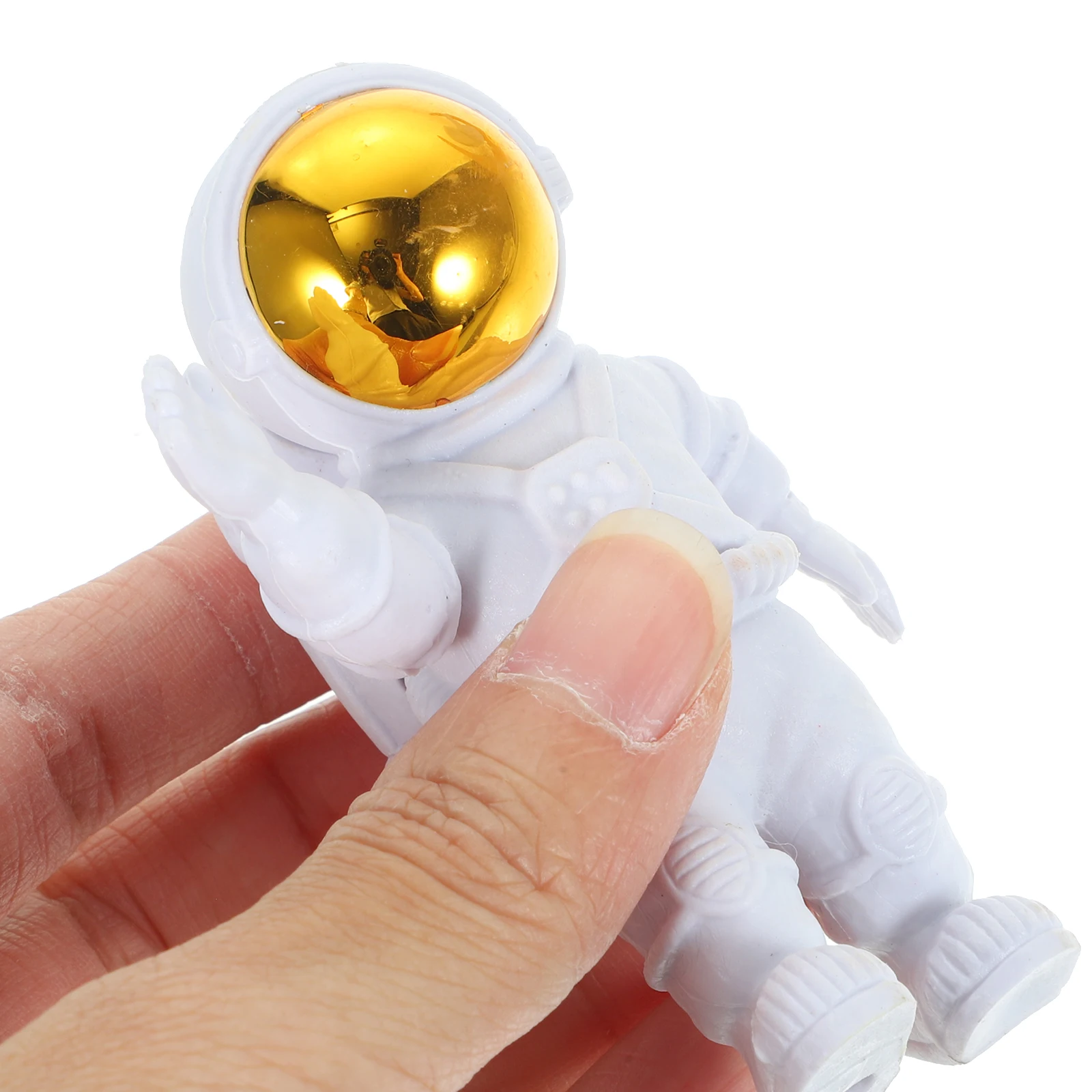 

2 Pcs Astronaut Ornaments Aquarium Decor Astronauts Decoration Fish Tank Space Décor Decorate Theme