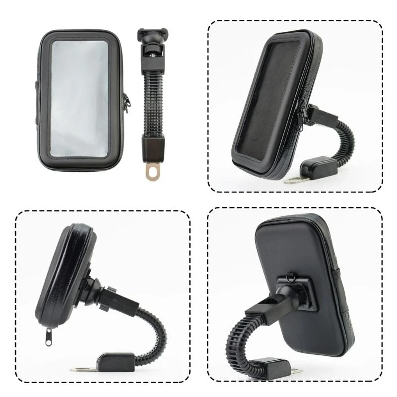 Phone Hold Waterproof & Adjustment Phone Stand Simple Install Rack