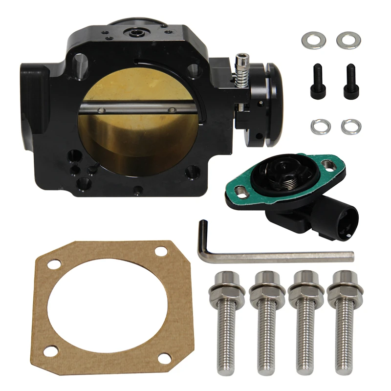 Upgrade 70mm Throttle Body + TPS Fits For Honda Civic Integra Prelude S2000 D/B/F/H-Series Engine