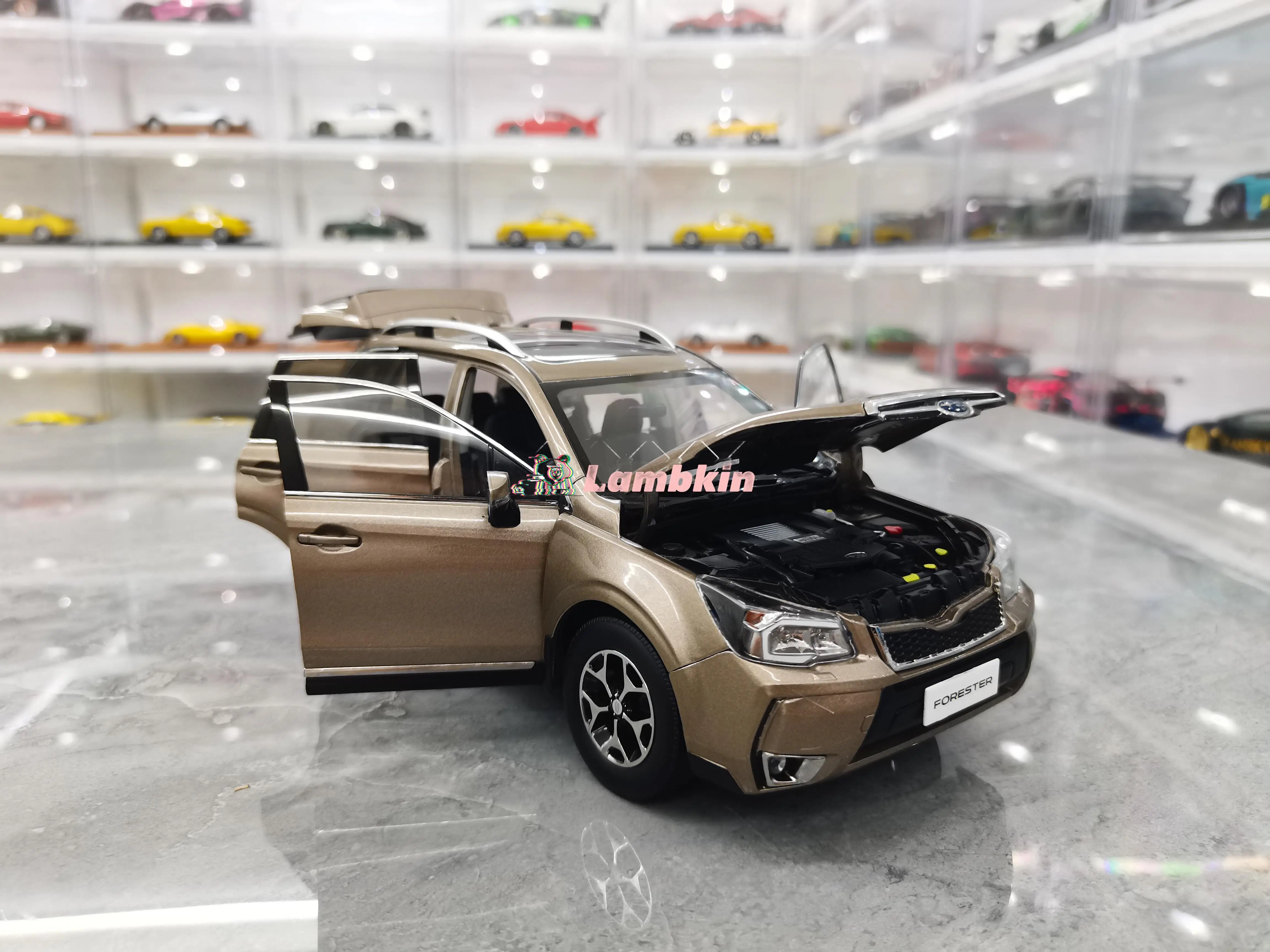 Paudi 1 18 For Original Subaru Forester XT Simulation Alloy Metal Car Model Collectible Gifts