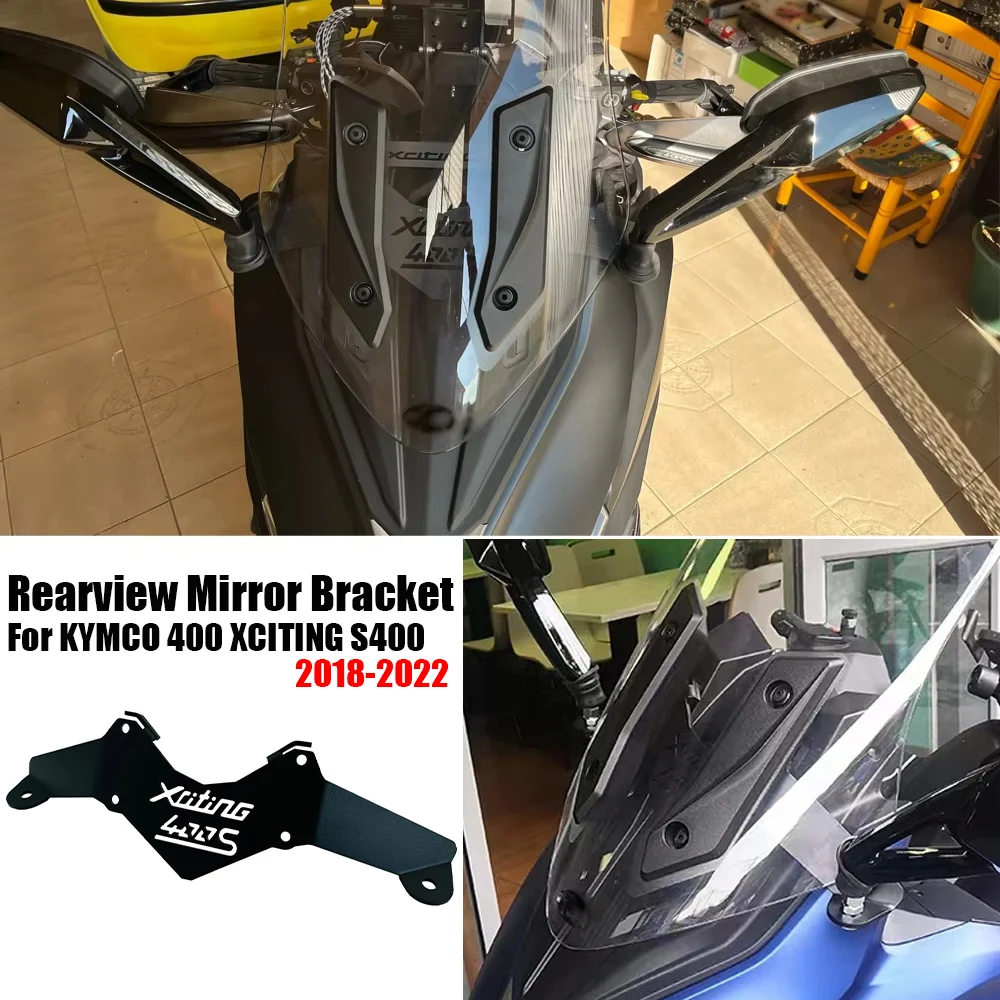 

Motorcycle Modification accessories Windshield Rearview Mirror Extension Bracket For KYMCO 400 XCITING S400 2018 - 2022