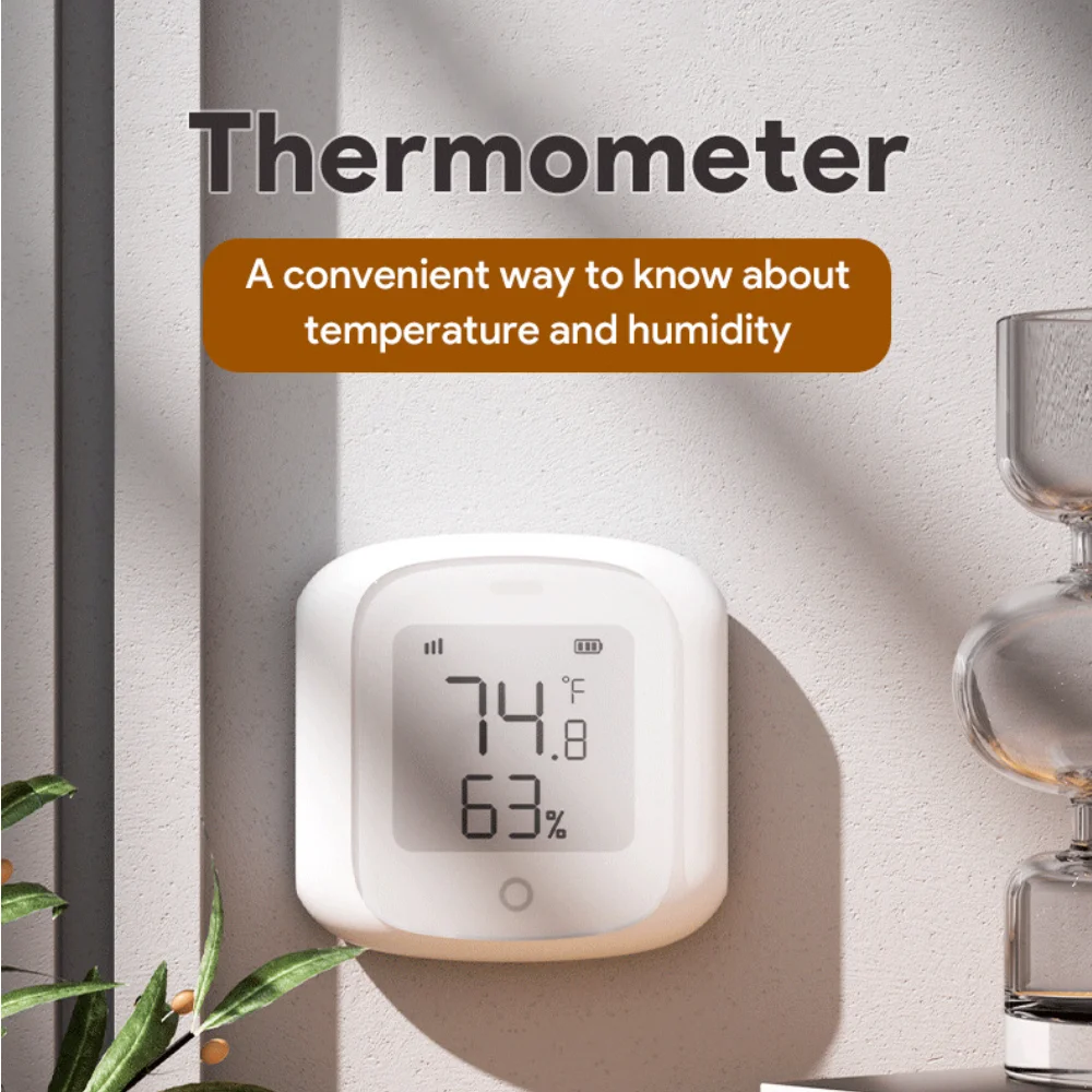 Doodle Smart Wifi مستشعر درجة الحرارة والرطوبة اللاسلكي، كاشف الربط الذكي، حماية أتمتة البناء عن بعد