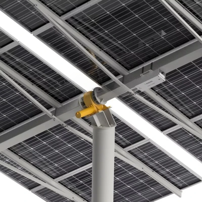 

Single Axis Solar Tracker Stand with Slewing Drive for Sun Tracking System - PV Tracking Device
