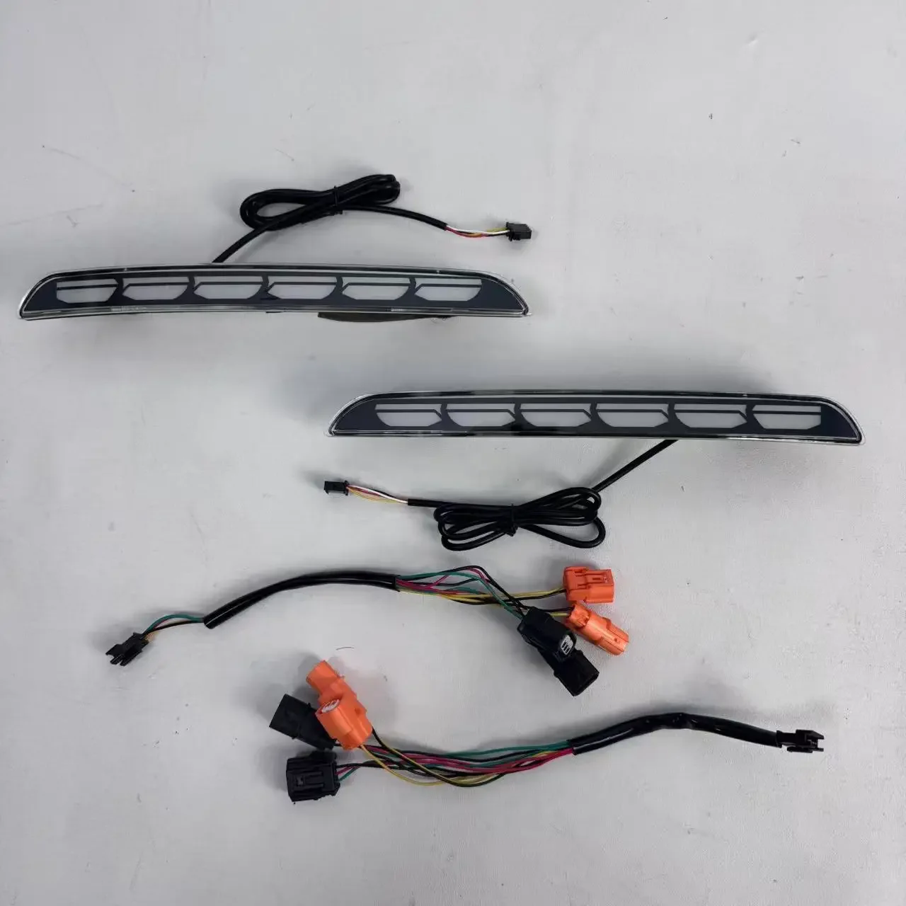 Car Led RGB Rear Bumper Light Reflector Dymanic Turn Signal Brake Light Modifiation Accessories For Honda Civic 2022 2023