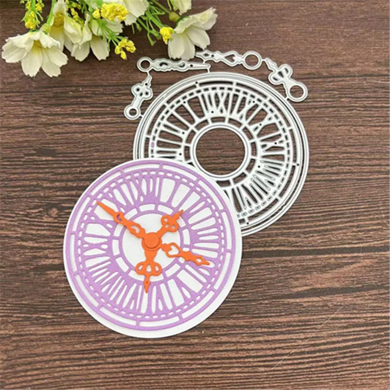 Clock circle Frame Lace Metal Cutting Dies Stencils For DIY Scrapbooking Decorative Embossing Handcraft Template