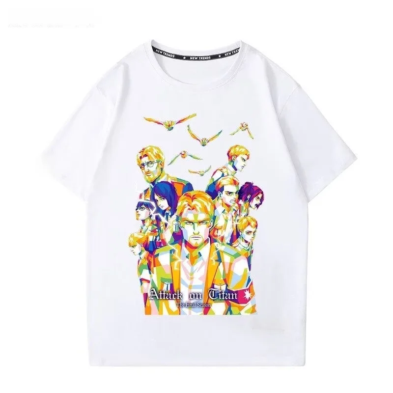 

Футболка с 3D-принтом в стиле японской анимации «Атака Титанов», спортивная, дышащая, унисекс, для мужчин и женщин, одинаковые комплекты для родителей и детей.