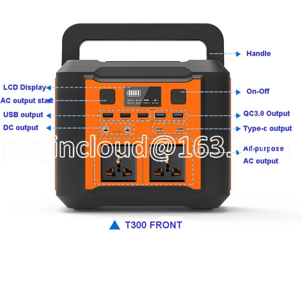 500W 1000W 2kW Generator Solar Charging Banks Portable Power Station