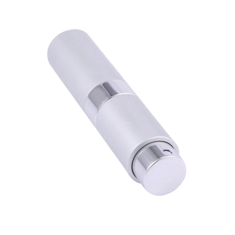 5 × 8 مل زجاجة عطر صغيرة محمولة للسفر قابلة لإعادة الملء - فضي