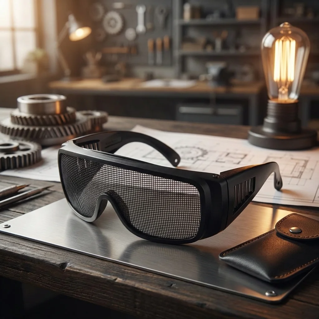 New Steel Wire Metal Mesh Safety Goggles Impact Resistant Breathable Protective Glasses Shock Resistant Safety Glasses Men Women