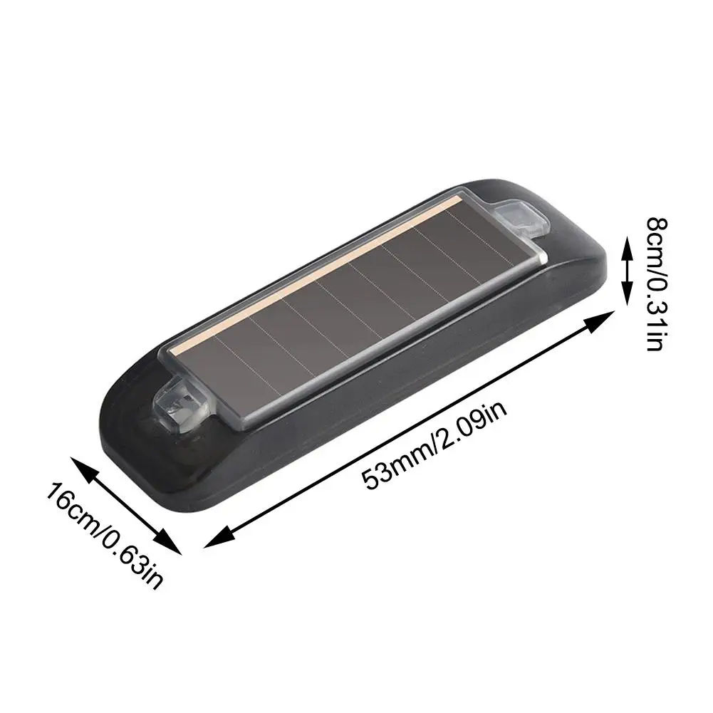 Автомобильная Противоугонная лампа, фонарик с солнечной батареей, лампа заднего хода для предотвращения столкновений в ночное время, красная и синяя вспышка для велосипедов и мотоциклов