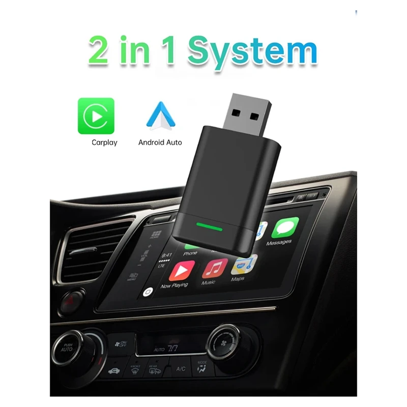 Wireless Carplay Android Car Adapter Auto In-Car Interconnection Box Wireless Carplay Box