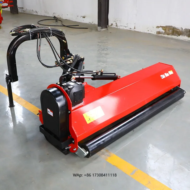 High Efficiency Tractor Excavator Vertical Flail Mower Heavy Duty with Wide Working Width for Cutting Grass
