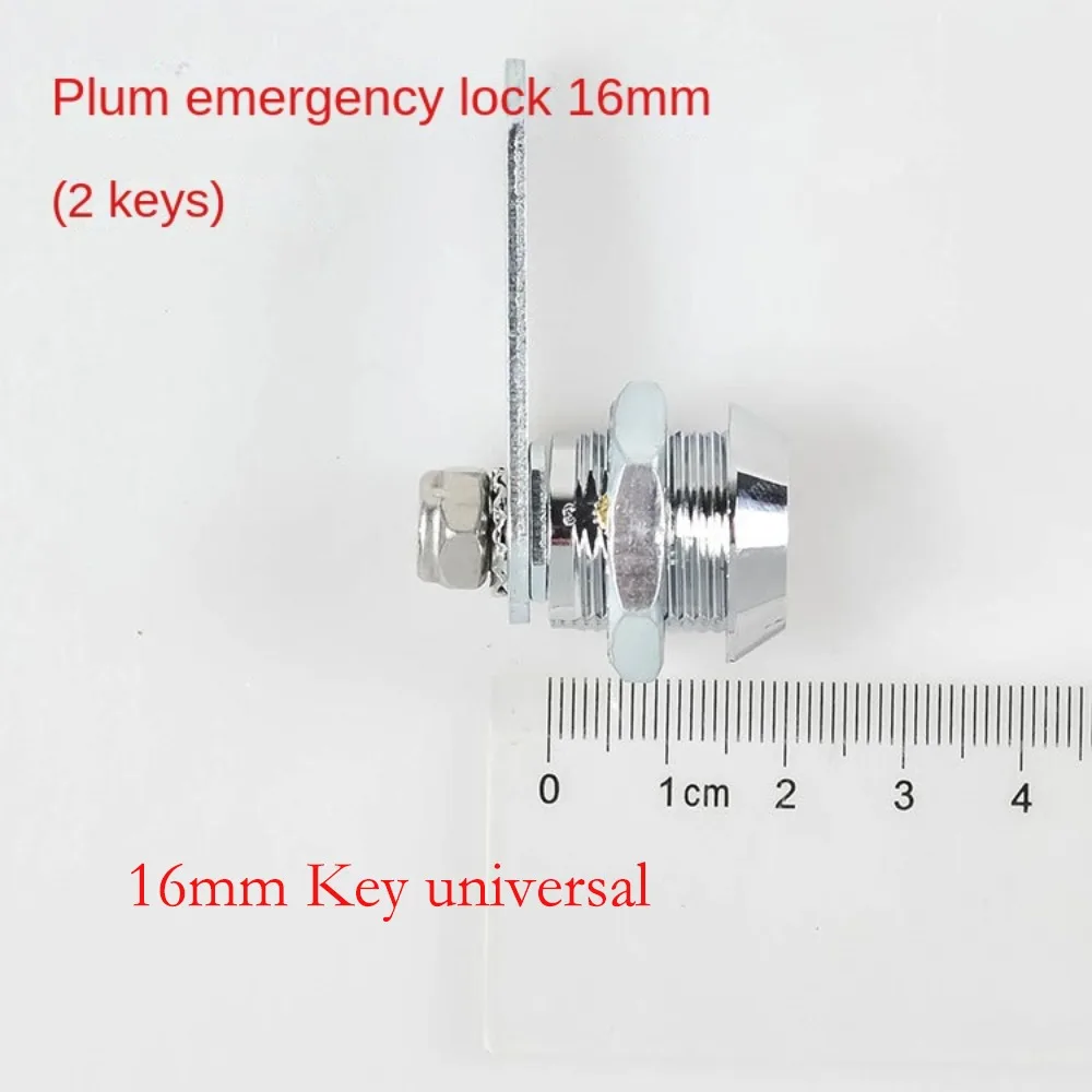 Safe Deposit Box Locks with 2 Keys File Metal Cabinet Mailbox Mechanical Tongue Lock Power Distribution Box Desk Emergency Lock