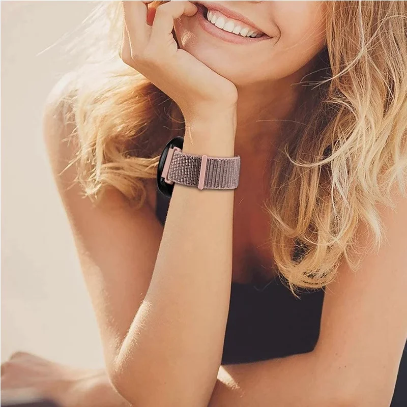 Sports Nylon Loop Strap for Samsung Galaxy Watch 7 6 5 4 44mm 40mm /4-6 Classic 47mm 46mm 5 Pro 45mm Replaceable Bracelet Correa