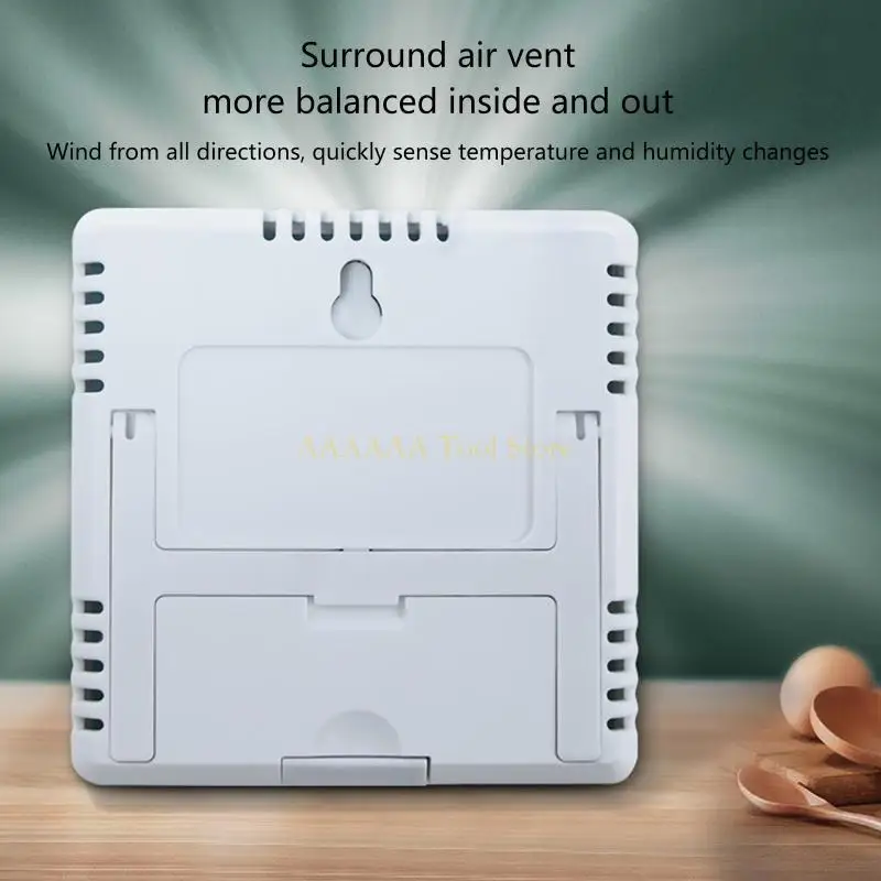 

A2BE Simple Digital Room Thermometer Indoor Hygrometer Mini Temperature Monitor Humidity Meter for Home Office Bedroom