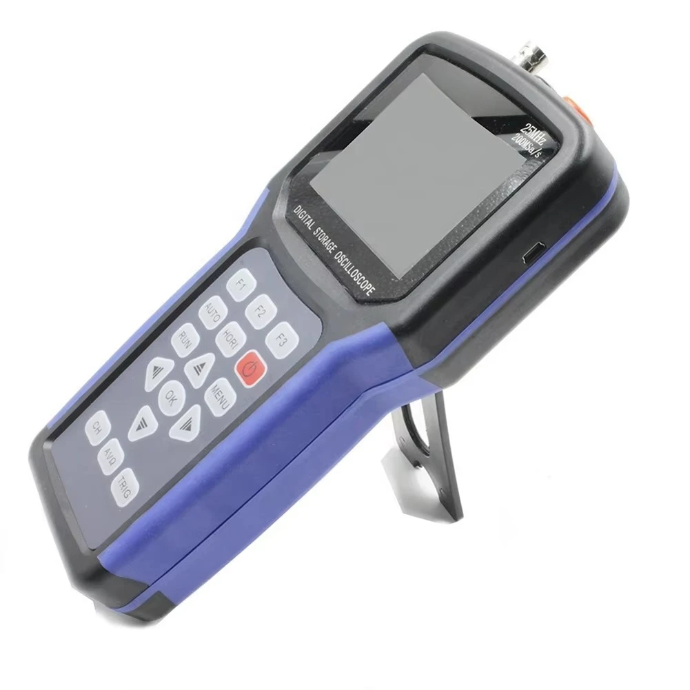 Handheld Digital Storage Oscilloscope 25MHz 1 Channel 200MS/s Sample Rate 8 Bit Vertical Resolution DC/AC Coupling
