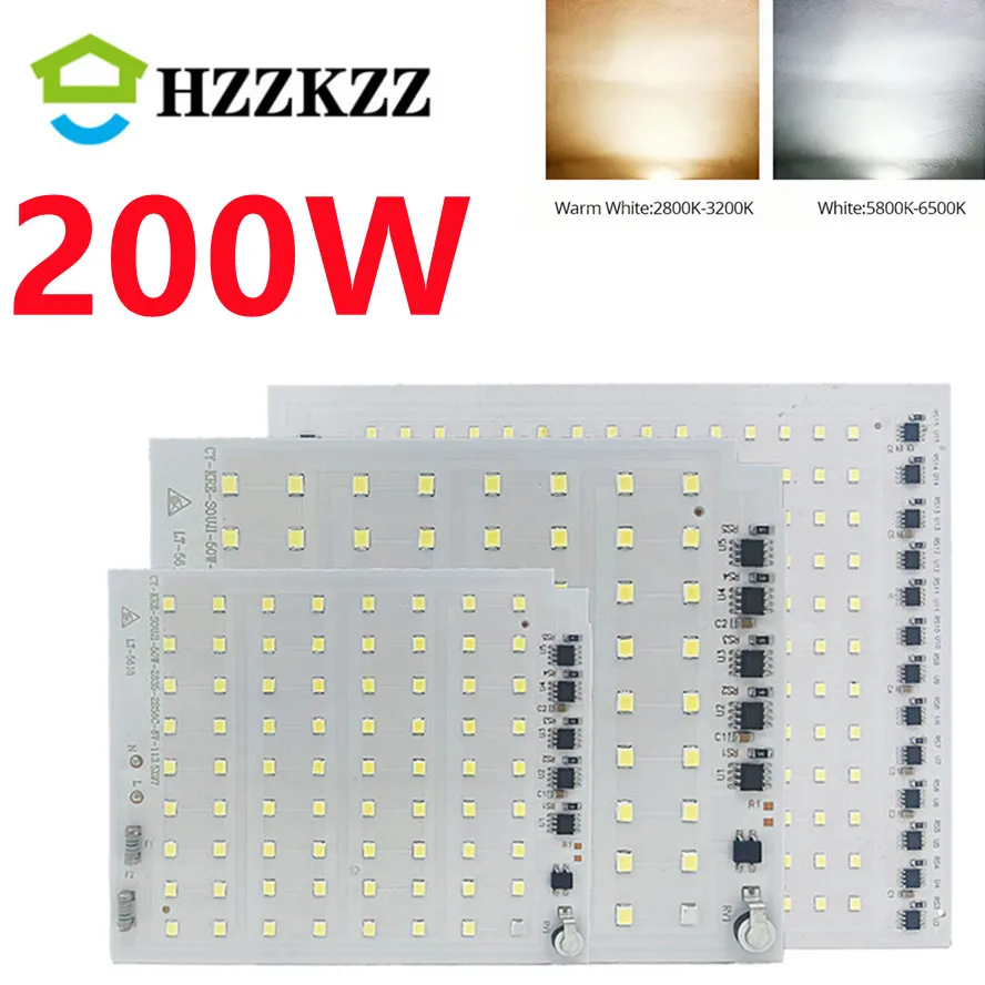 LEDCOBチップ,220V,200W,10W,20W,30W,50W電球,照明アクセサリー,投光照明,照明用