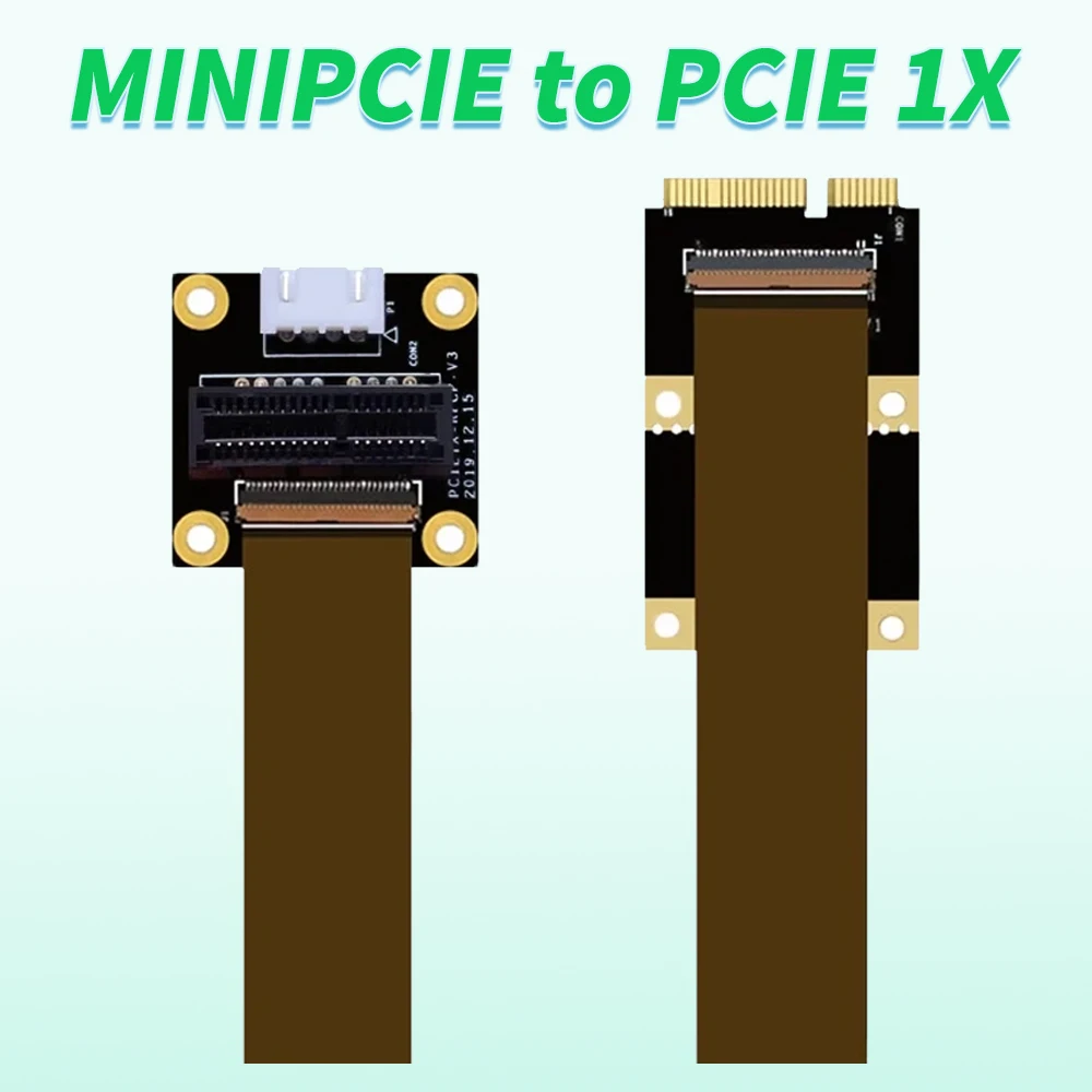 

Motherboard Mini Pci-e To PCIE x1 Adapter Card MPcie To PCI Express 1x Extension Cable 10cm 30cm