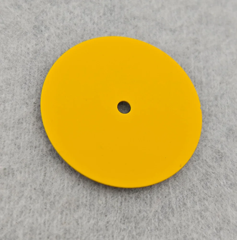 Mostrador de cor personalizado do relógio do logotipo, acessórios de alta qualidade, apto para movimento, 28.5mm, NH35, NH36