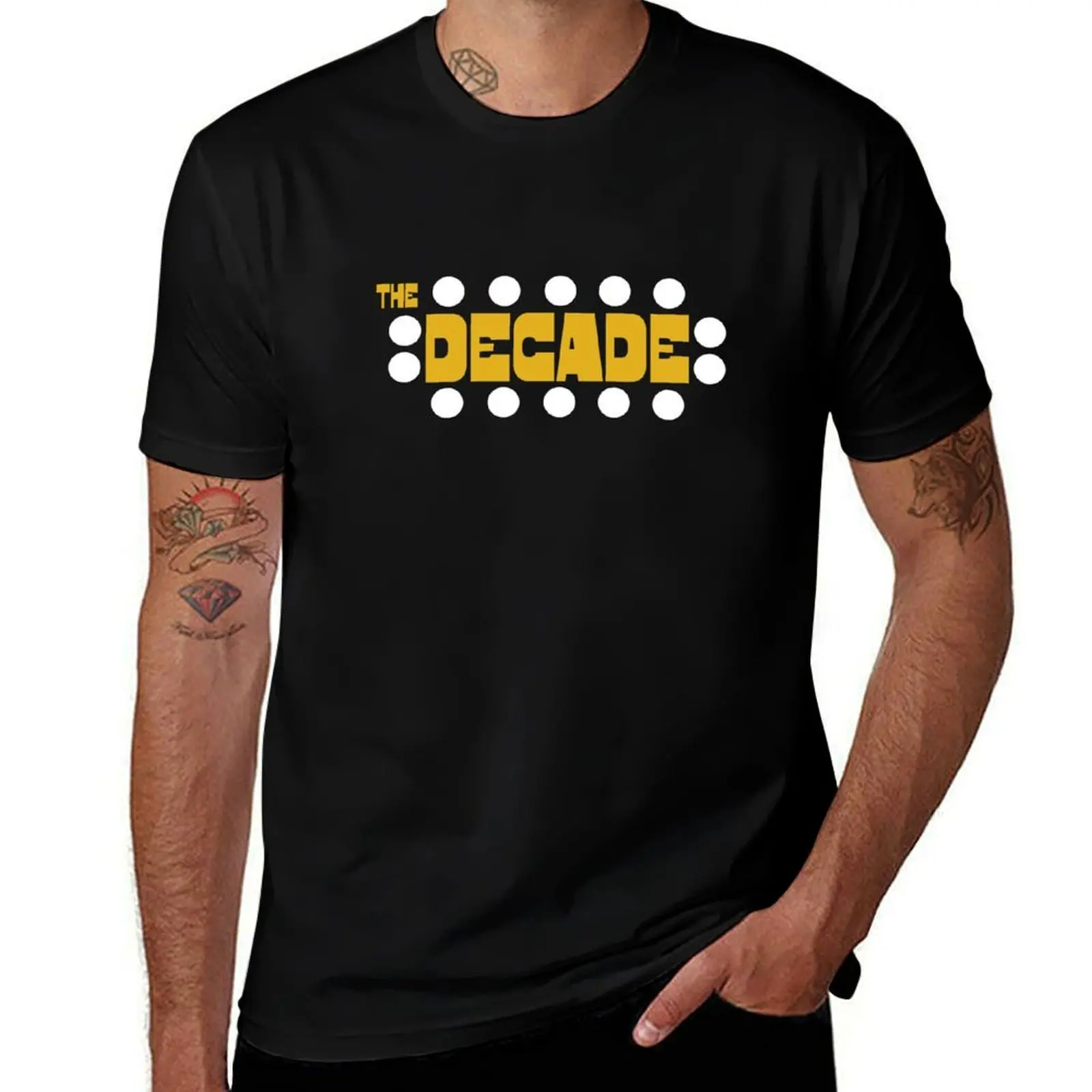 The Decade T-Shirt Basic Solid Color Casual Tee Shirt