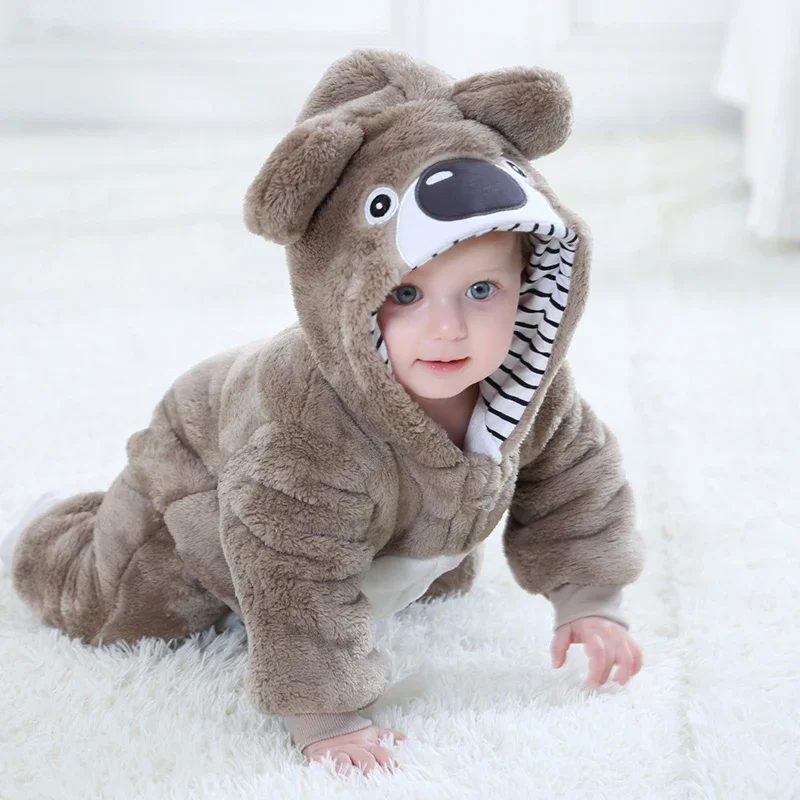 Lovely Koala Infant Baby Boys Girls Rompers Clothes Toddler Animal Baby Jumpsuit Pyjamas Kids Overalls ropa bebes Party Costume