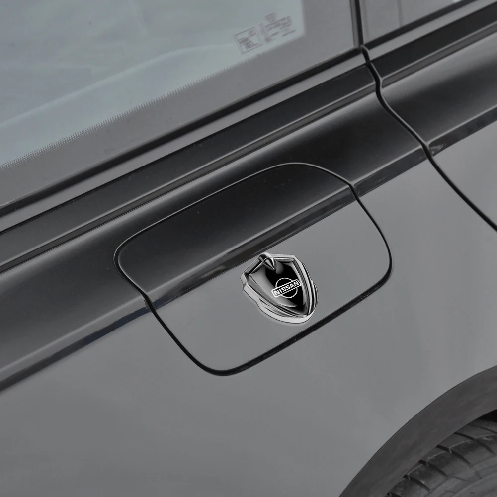 Autocollants de bouclier d\'emblème de garde-boue de carrosserie de voiture en métal 3D, décor automatique, accessoires pour Nissan Nismo Almera