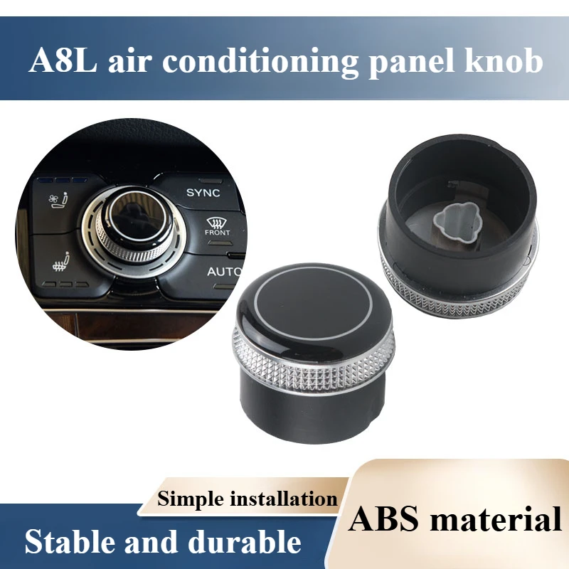 

For Audi A8L New D4 Air Conditioning Panel Knob Switch Central Control Multimedia Volume Audio Knob Buttons 1pcs