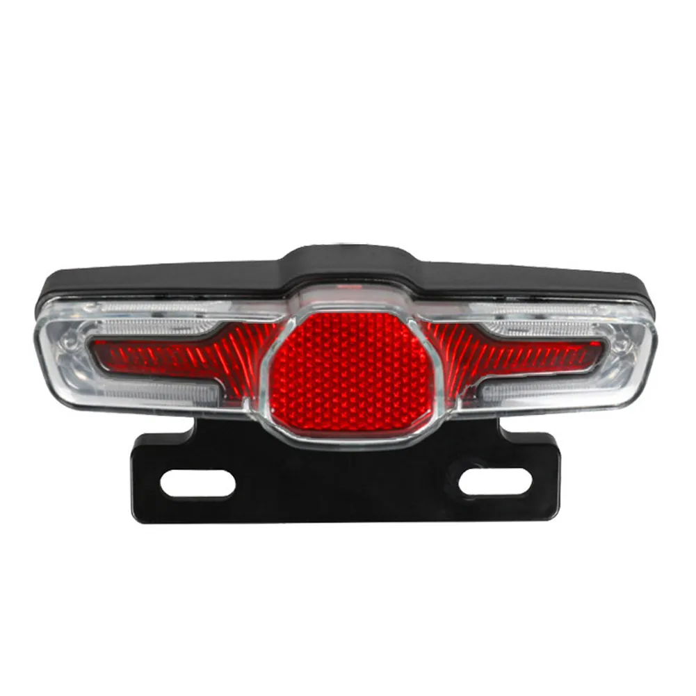 12V/36V-60V E-bike Taillight Turn Signal Rear Rack Lamp Tail Light Electric Bicycle Brake Night Vasion Lamp Cycling Accessories