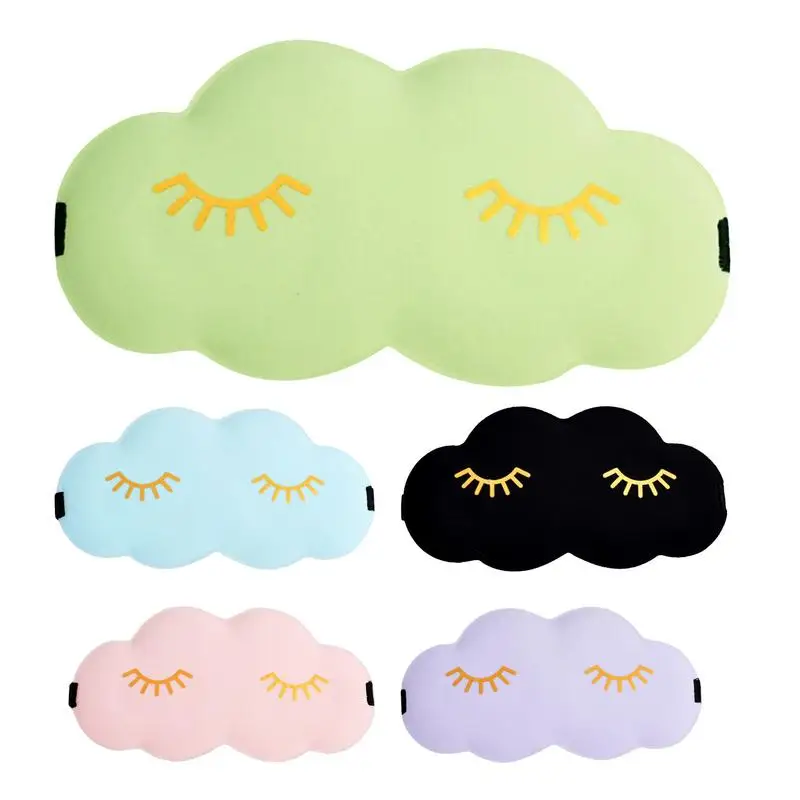 3D Cloud Shape Sleeping Blindfold Eye Covers for Sleep cloud sleep eye mask with double-sided shading and breathable Blindfold