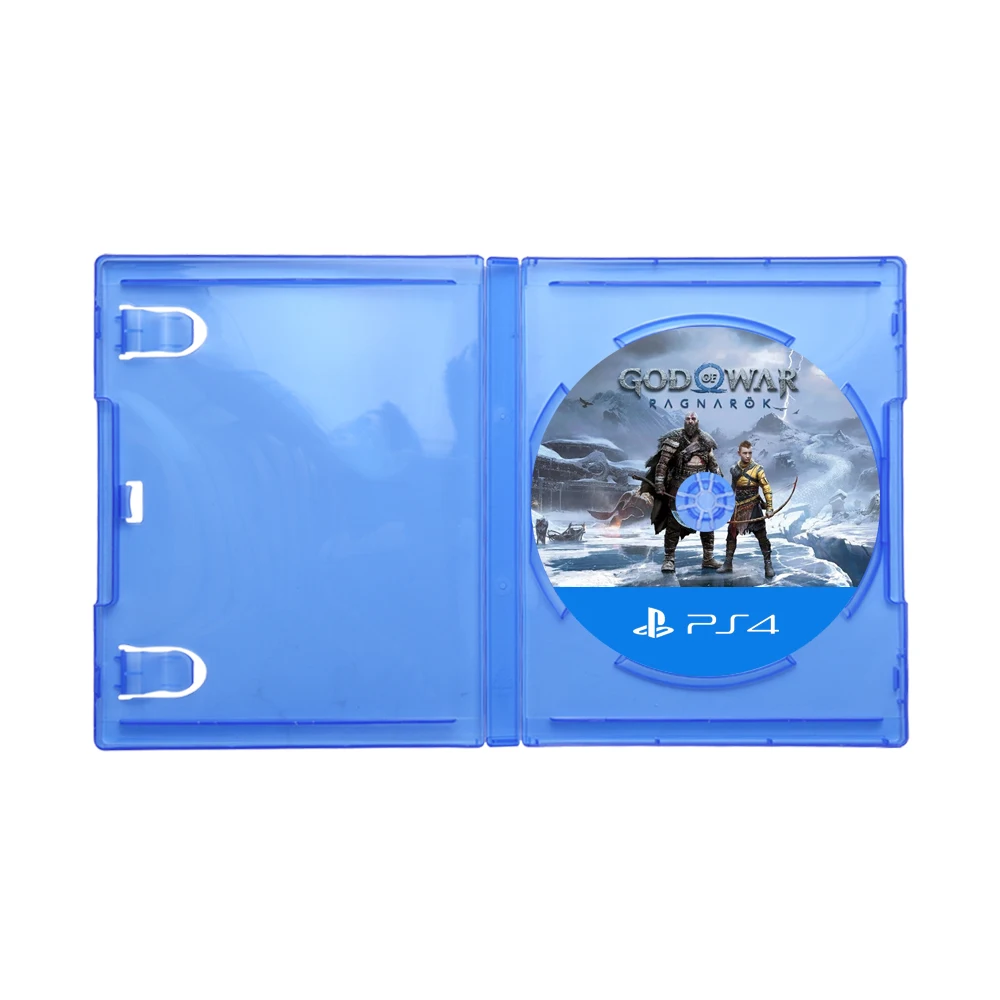 CD لعبة حالة الغطاء الأزرق صندوق واقي لعبة القرص حامل CD DVD أقراص تخزين قوس صندوق لسوني بلاي ستيشن 4 5 PS4 PS5