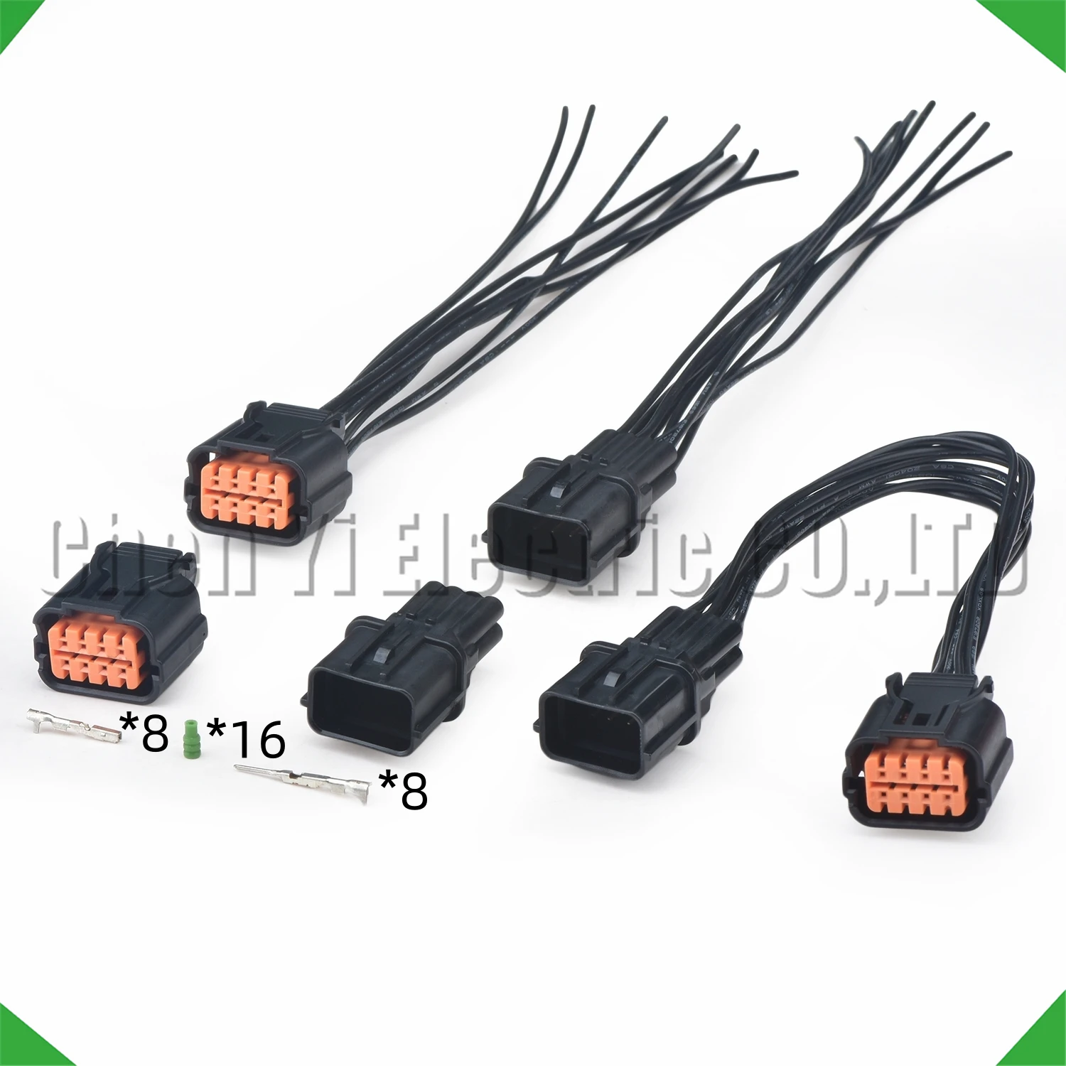 8 Pin Automotive Connectors Front bumper radar probe Wire harness Plug HP281-08020 HP285-08021 For Hyundai Elantra Tucson