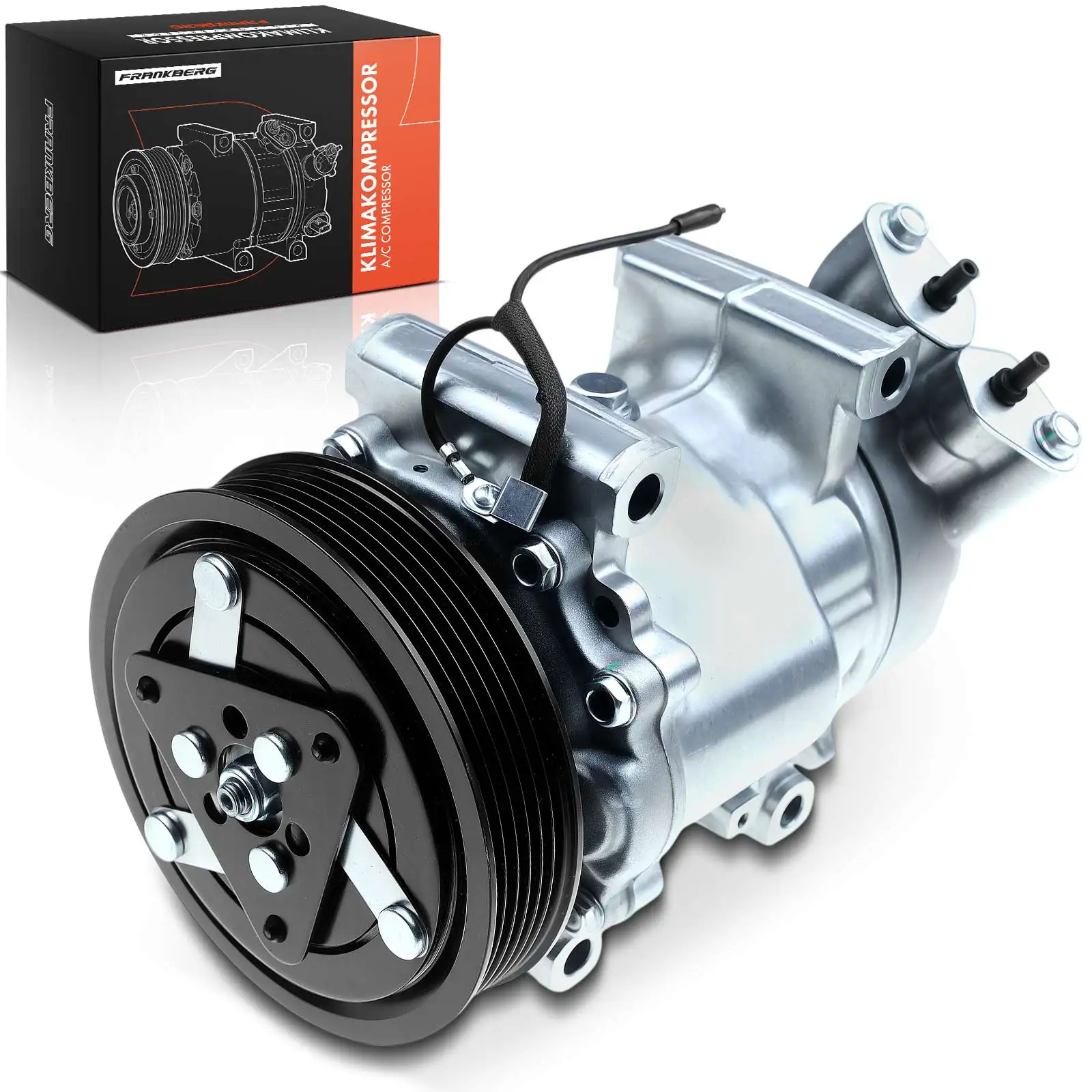 Frankberg 1x Klimakompressor für Renault Clio II Kangoo KC0/1 Megane I BA0/1 1.9L 7700111235 SD1417