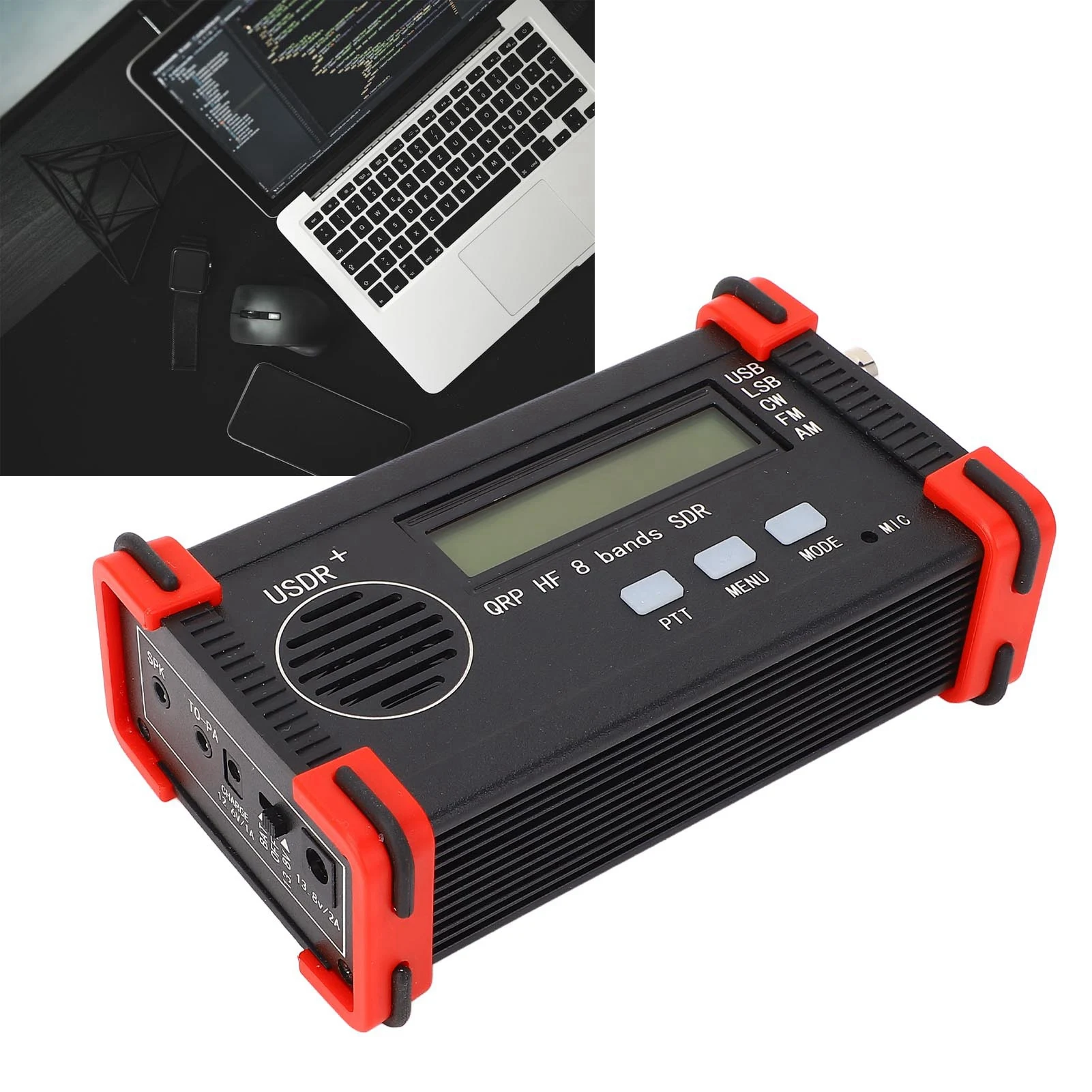 

Radio Transceiver Shortwave Radio Transceiver Shortwave Radio Transceiver 8 Band QRP SSB CW Transceiver with Handheld Microphone