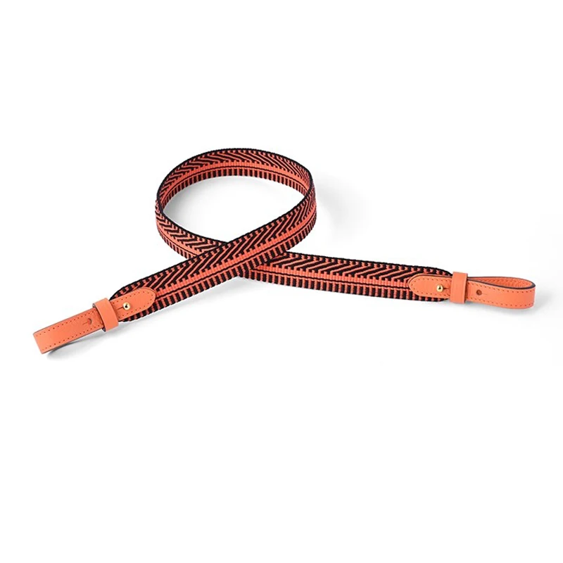 

2.5cm Wide Colorful Woven Strap Paired With Togo Cowhide Suitable For Evelyn Lindy Bag Strap Shoulder Strap Diagonal Cross Strap