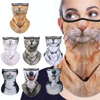 Riding Sun Protection Mask Riding Sun Mask Summer Sun Face Ear Cat Mask Mask Protection Sun Cycling Animal Wind Mask Mask E4G0