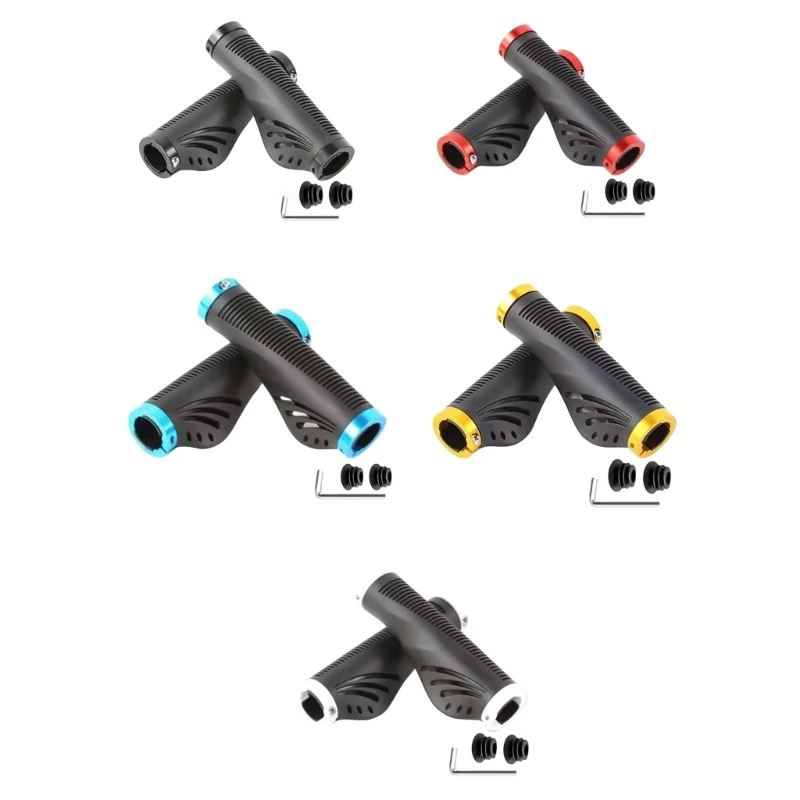 Nonslip Bilateral Locks Cycling Handle Grips Mountain Bike Handlebar Grips Replacement Cycling Handle Grips Enduring