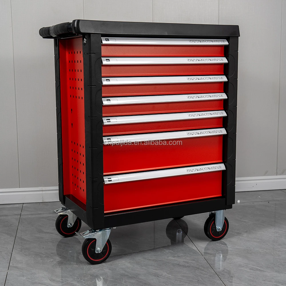 

Factory Direct High Quality 6 Drawers Steel Tool Cabinet Heavy-Duty Modular Trolley Auto Repair Workshop OEM Green Hot Sale