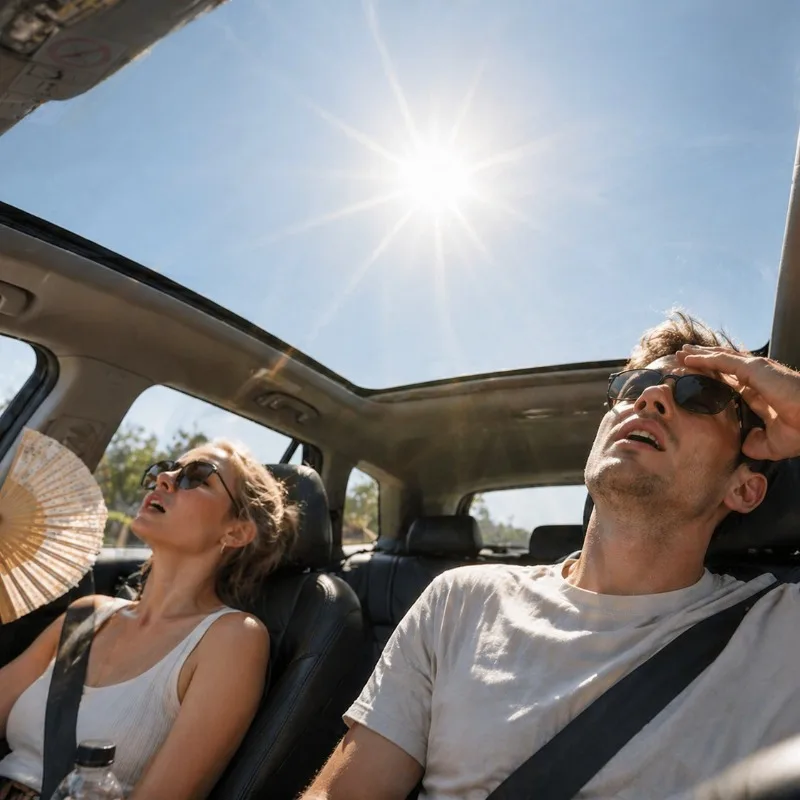 Automobile sunroof thermal insulation film, metal layer high bonding, anti-removal, anti-foaming, high temperature