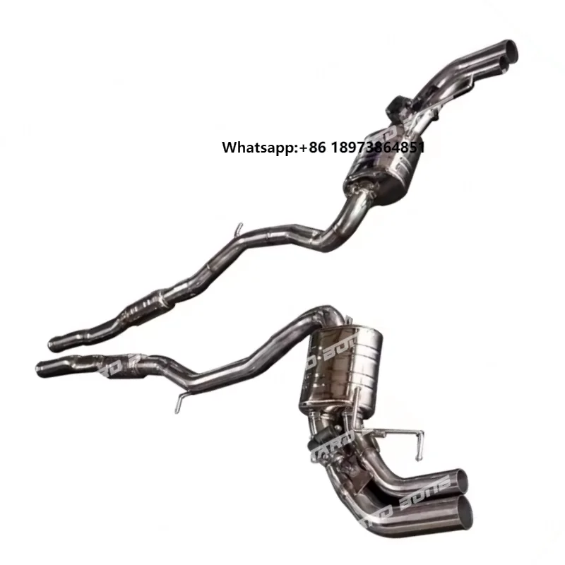 

Factory Customized Stainless Steel Performance Valvetronic Exhaust Catback System for Mercedes Benz Amg S63 S65 C217