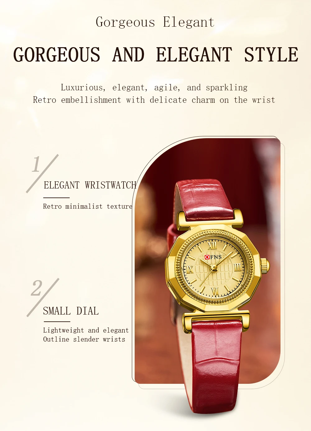 Бренд OFNS 1535, роскошные женские кварцевые часы, нишевые ретро, высококачественные римские деловые женские кварцевые часы 2025