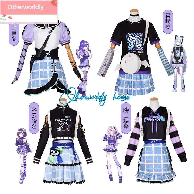 Anime Project Sekai Colorful Stage Cosplay Costumes Asahina Mafuyu Mizuki Yoisaki Kanade Shinonome Ena Party Costume