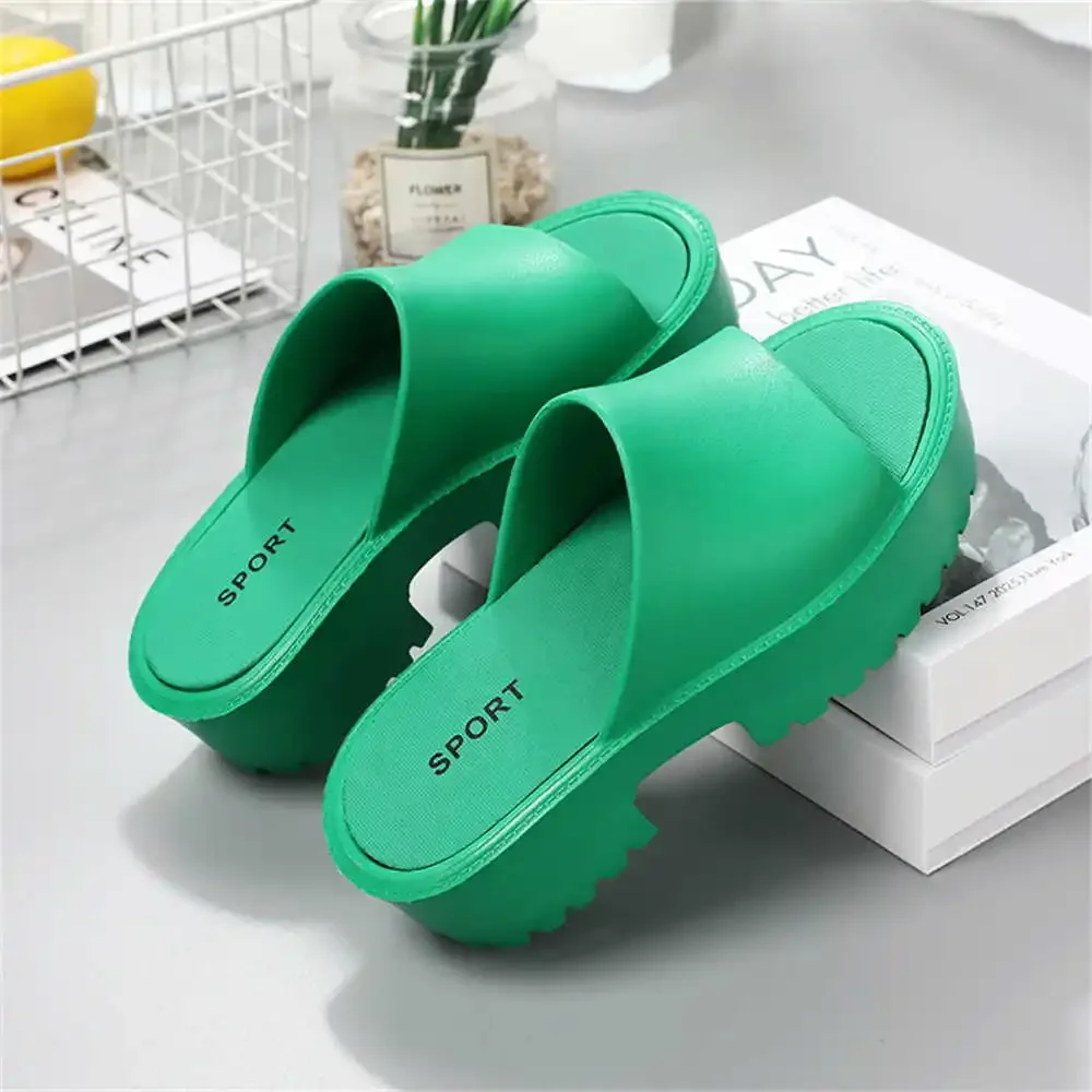 Platforme Medium Length Toilet Slippers Sandals With Lacing Women's Shoes 46 Sneakers Sports High-level Comfortable Runings