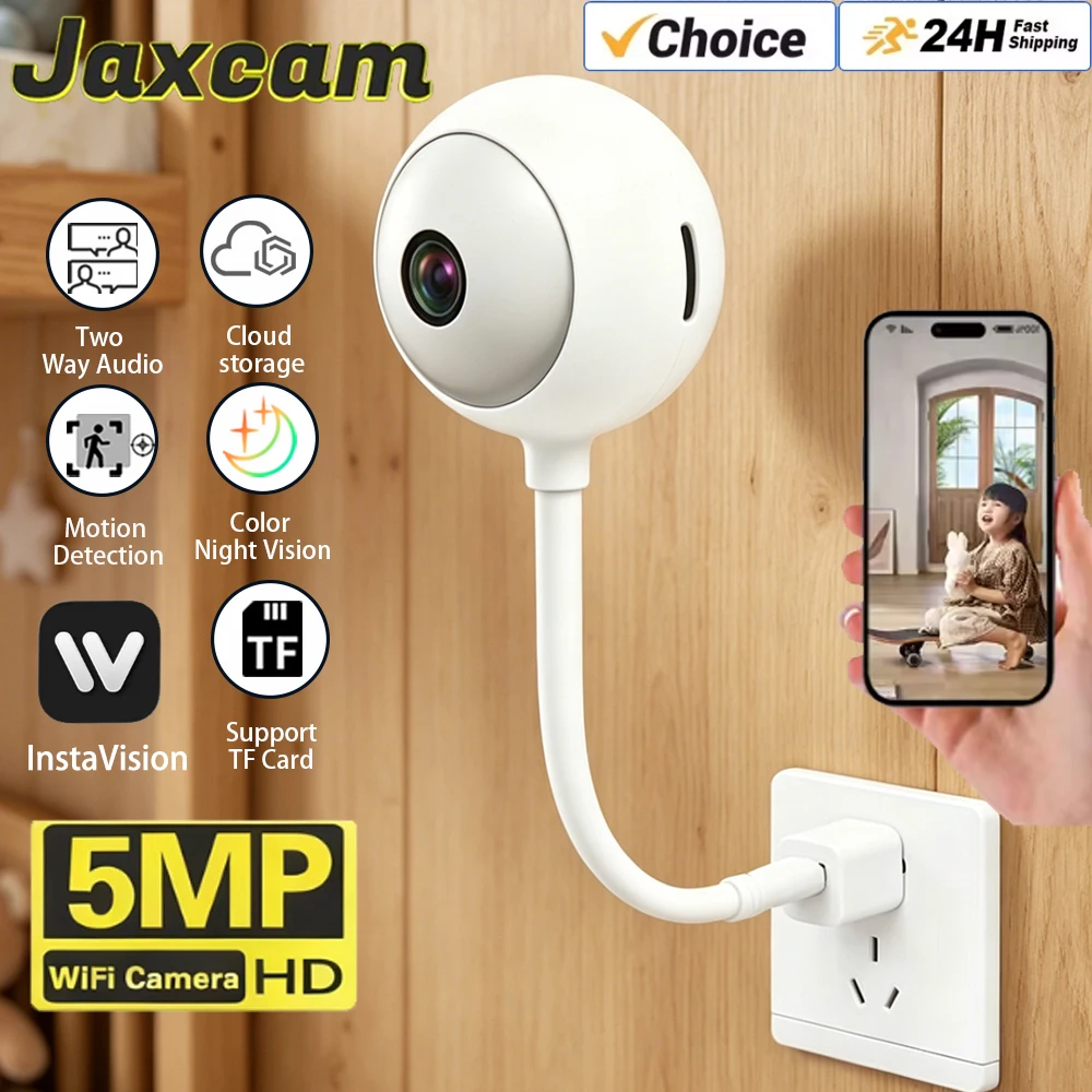 Smart Baby Night Light - 5MP Indoor USB Light Bulb WiFi