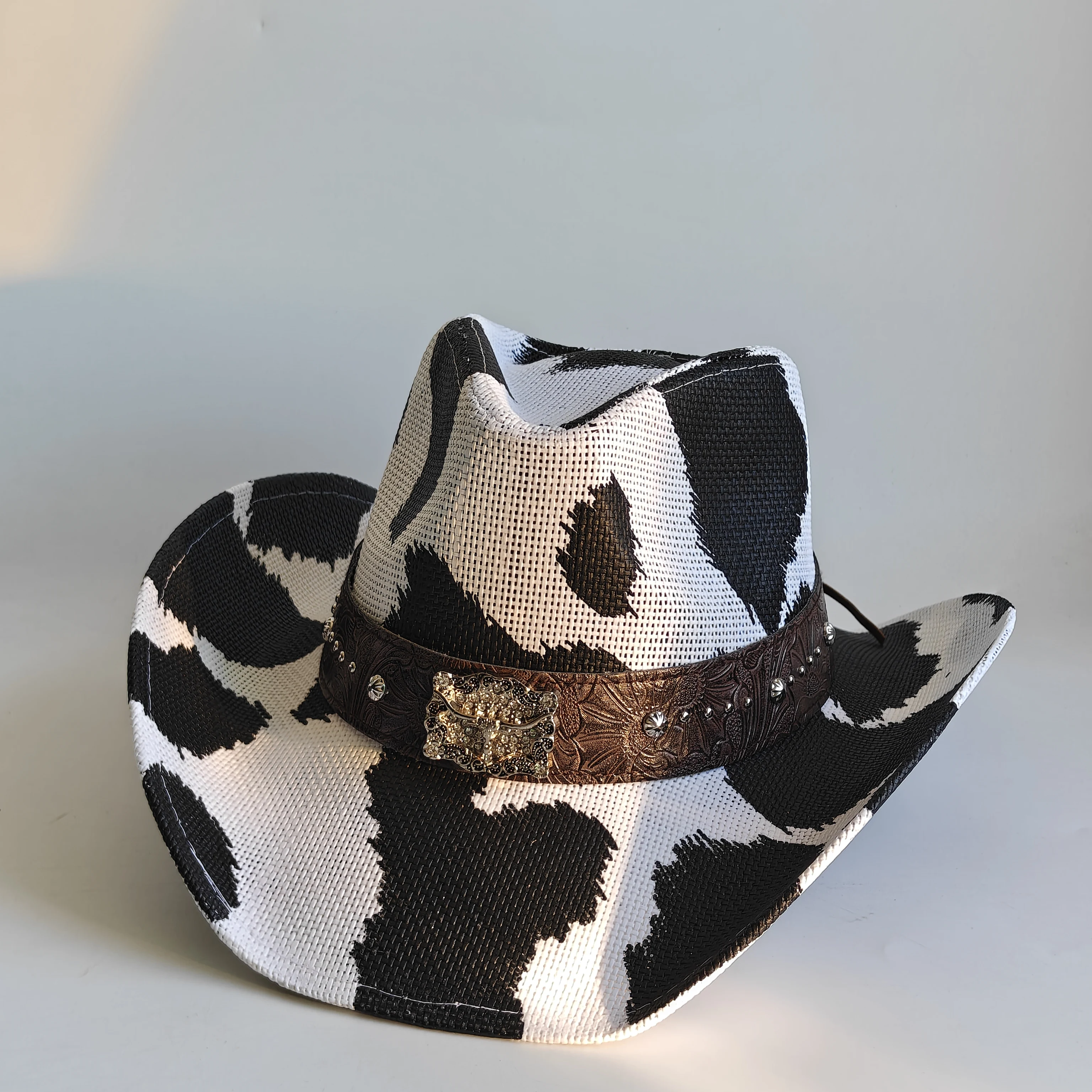 Vintage Cowboyhut mit Kuhfellm – Cowboy Hat Straw Bewertung und Preis