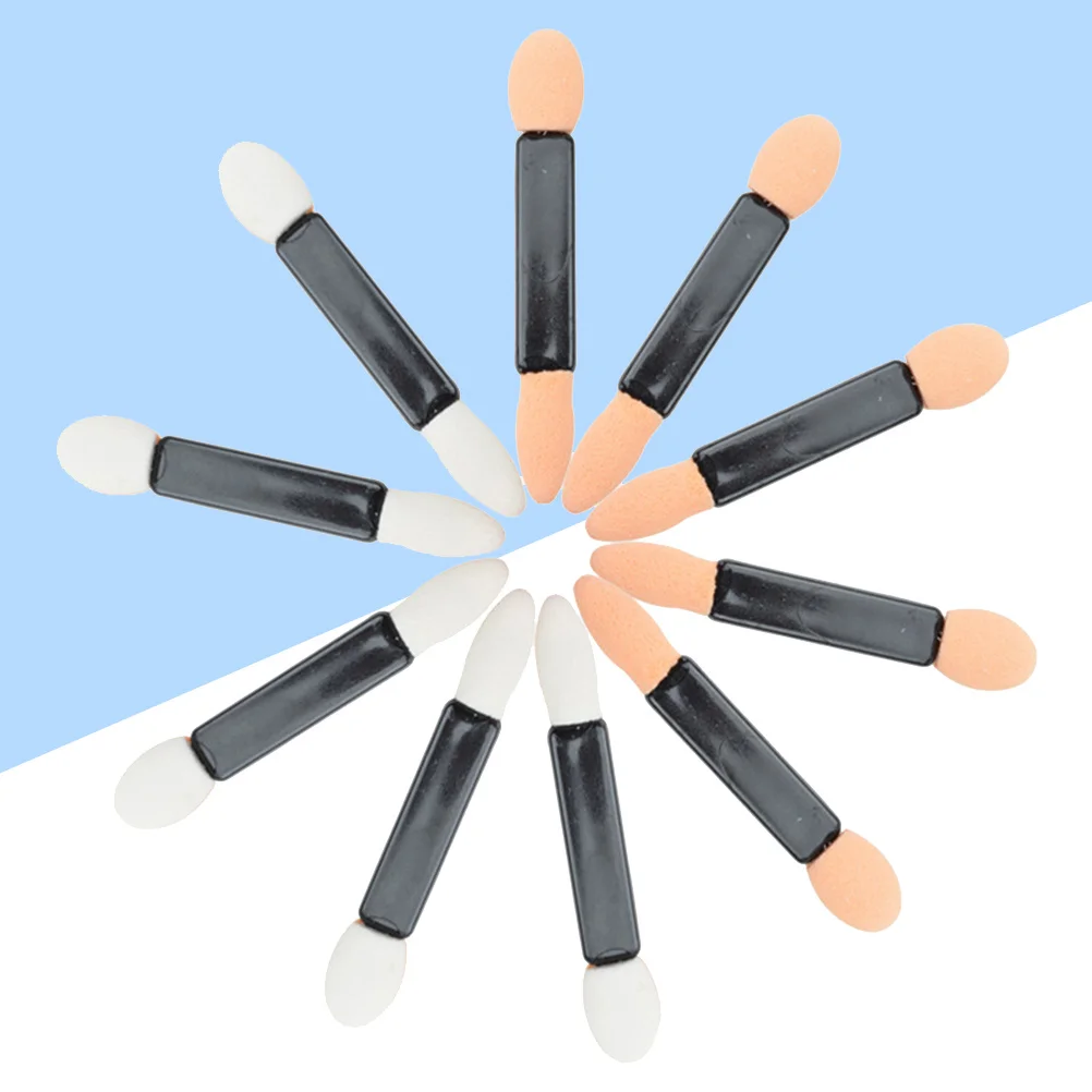 50Pcs Eye Shadow Brush Dual Sided Latex Sponge Applicator Makeup Tool for Women Beginners Professional Makeup Cosmetics
