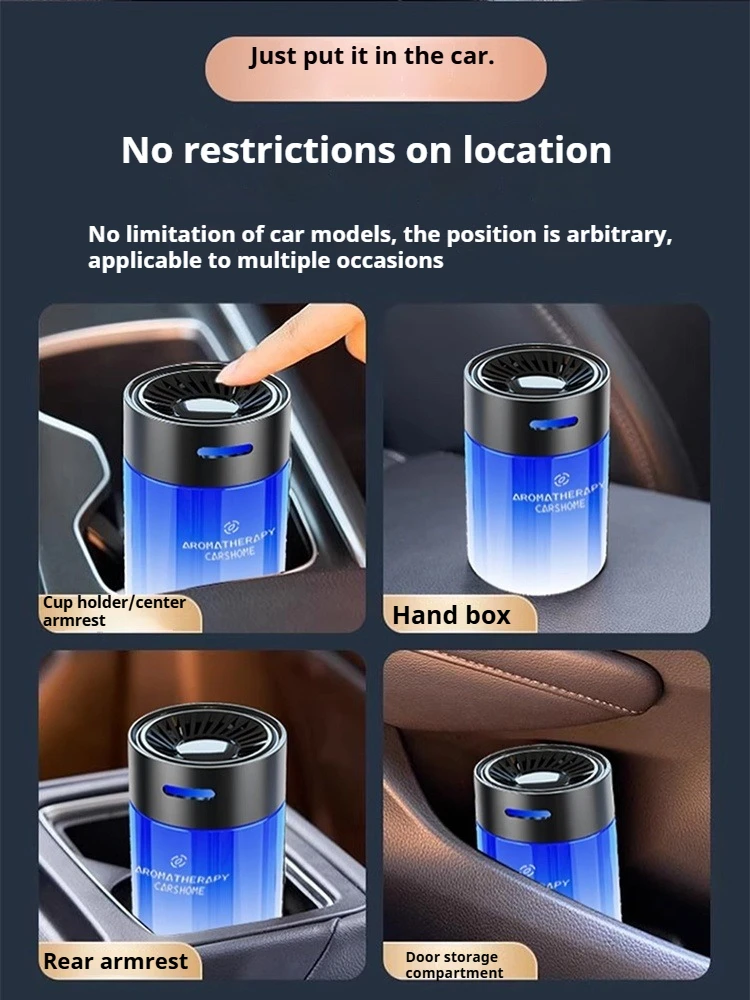 Eary سيارة الهواء المرطب زيت طبيعي الناشر رائحة صغيرة الناشرون للمنزل غرفة نوم مكتب سيارة مع LED آلة رائحة الضباب البارد