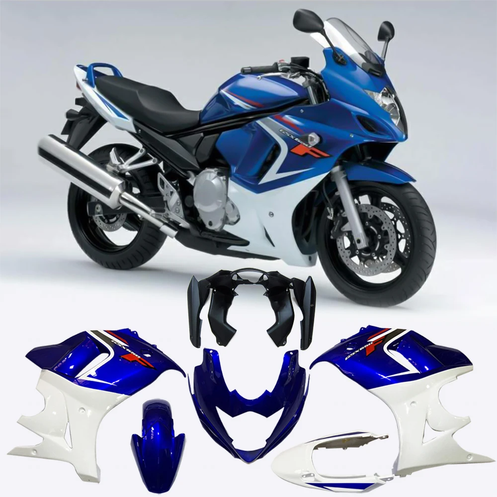 brand new mechanical injection Fairing kit for Suzuki GSX650F 2008-2013 blue white bodywork fairings gsx 650f 08 09 10 11 12 13