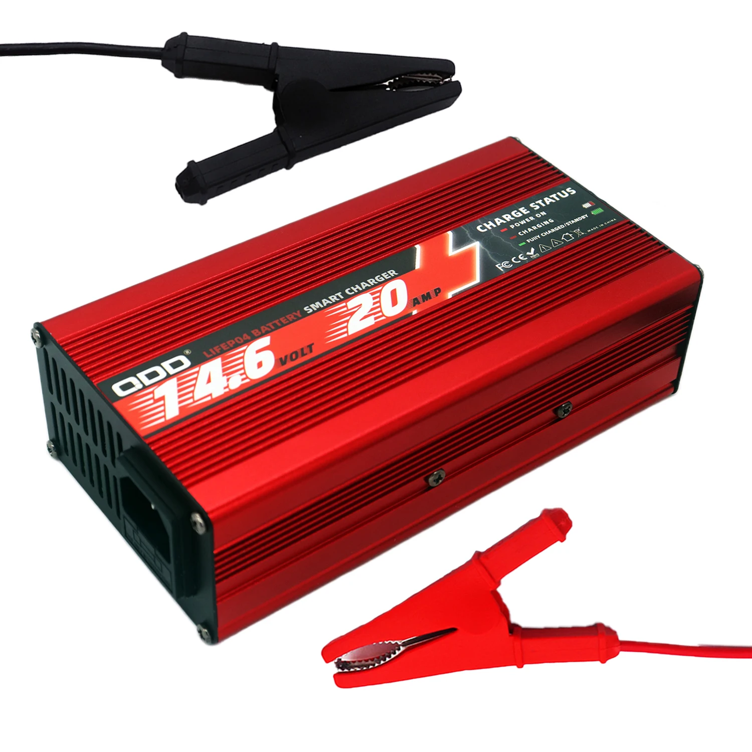 

14.6V 20A LiFePO4 Battery Charger Suitable for 4S 12.8V Lithium Battery Pack Lithium Iron Deep Cycle Intelligent Charger